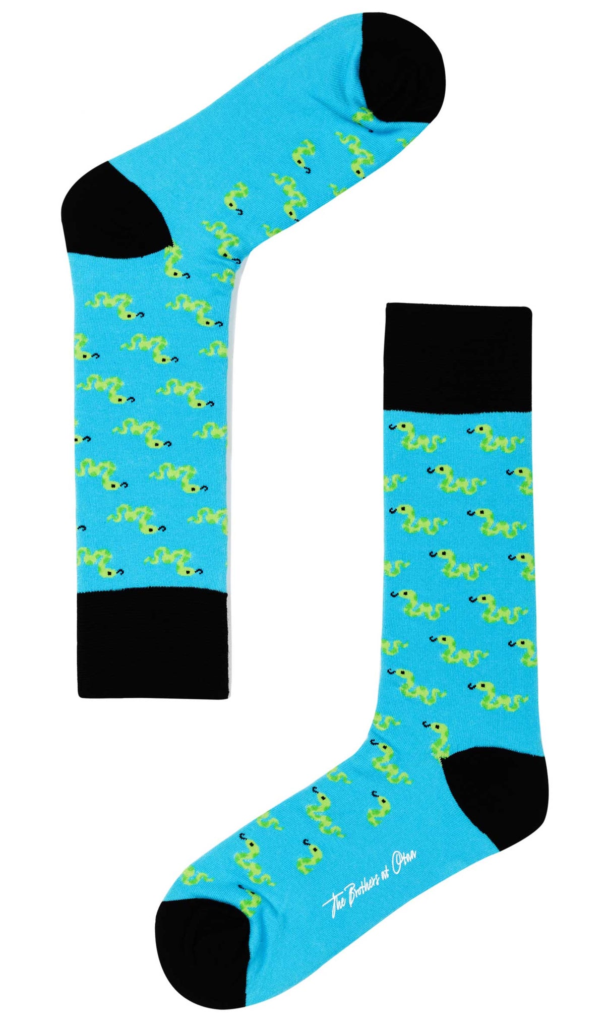 Blue Island Gummy Snake Socks