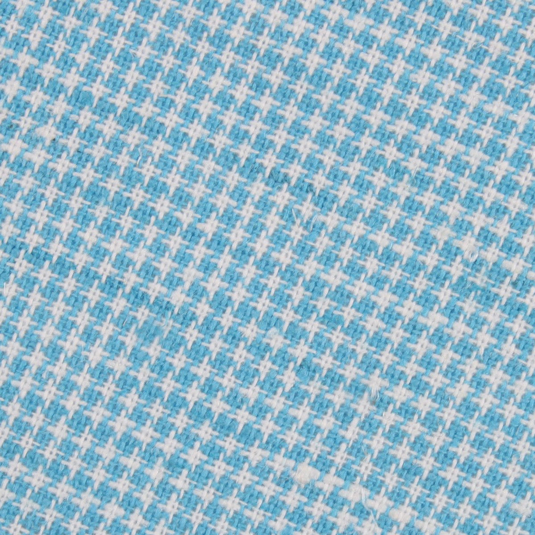 Blue Joy Houndstooth Linen Fabric Kids Bowtie