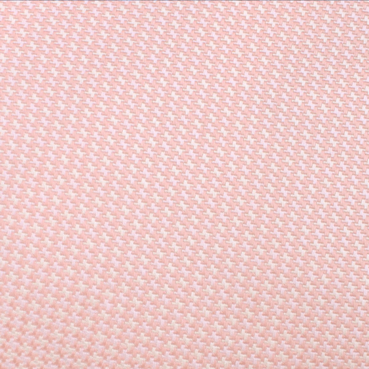 Blush Pink Houndstooth Self Bow Tie Fabric