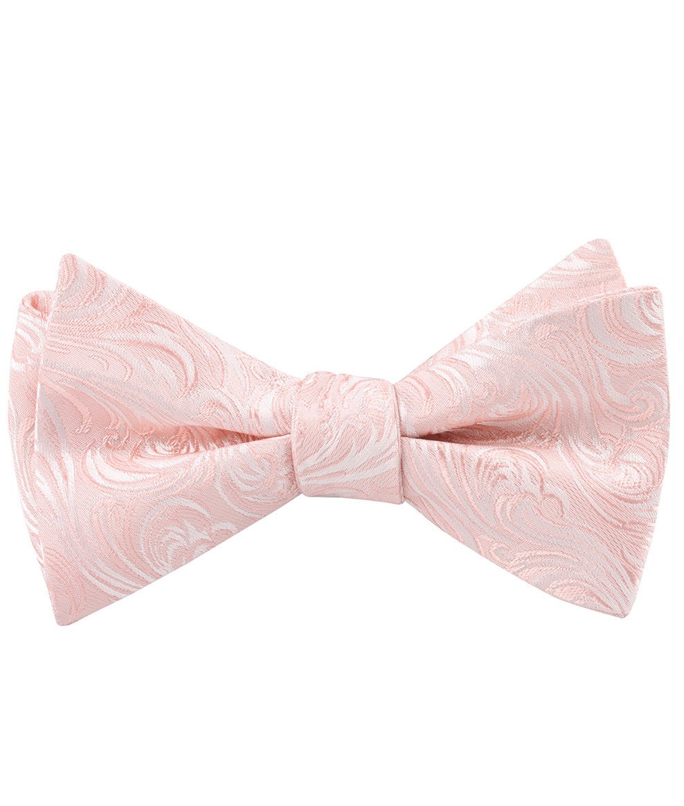 Blush Pink Khamsin Self Tied Bow Tie