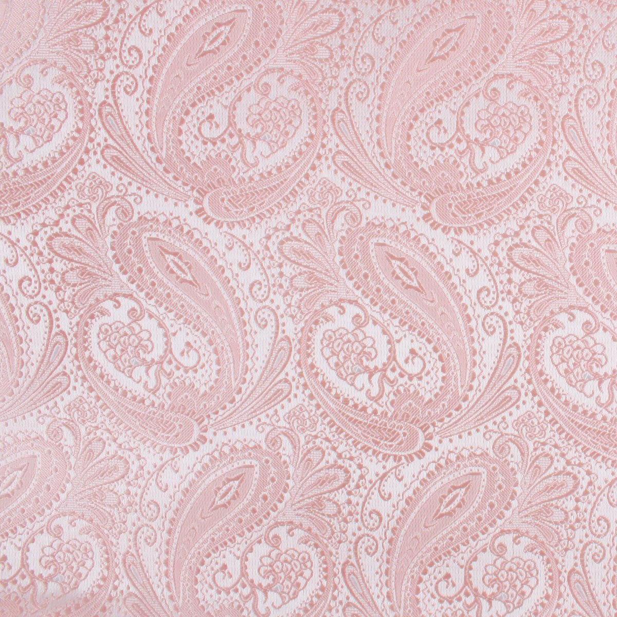 Blush Peach Paisley Bow Tie Fabric