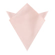 Blush Pink Basket Weave Pocket Square