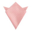 Blush Pink Herringbone Pinstripe Pocket Square