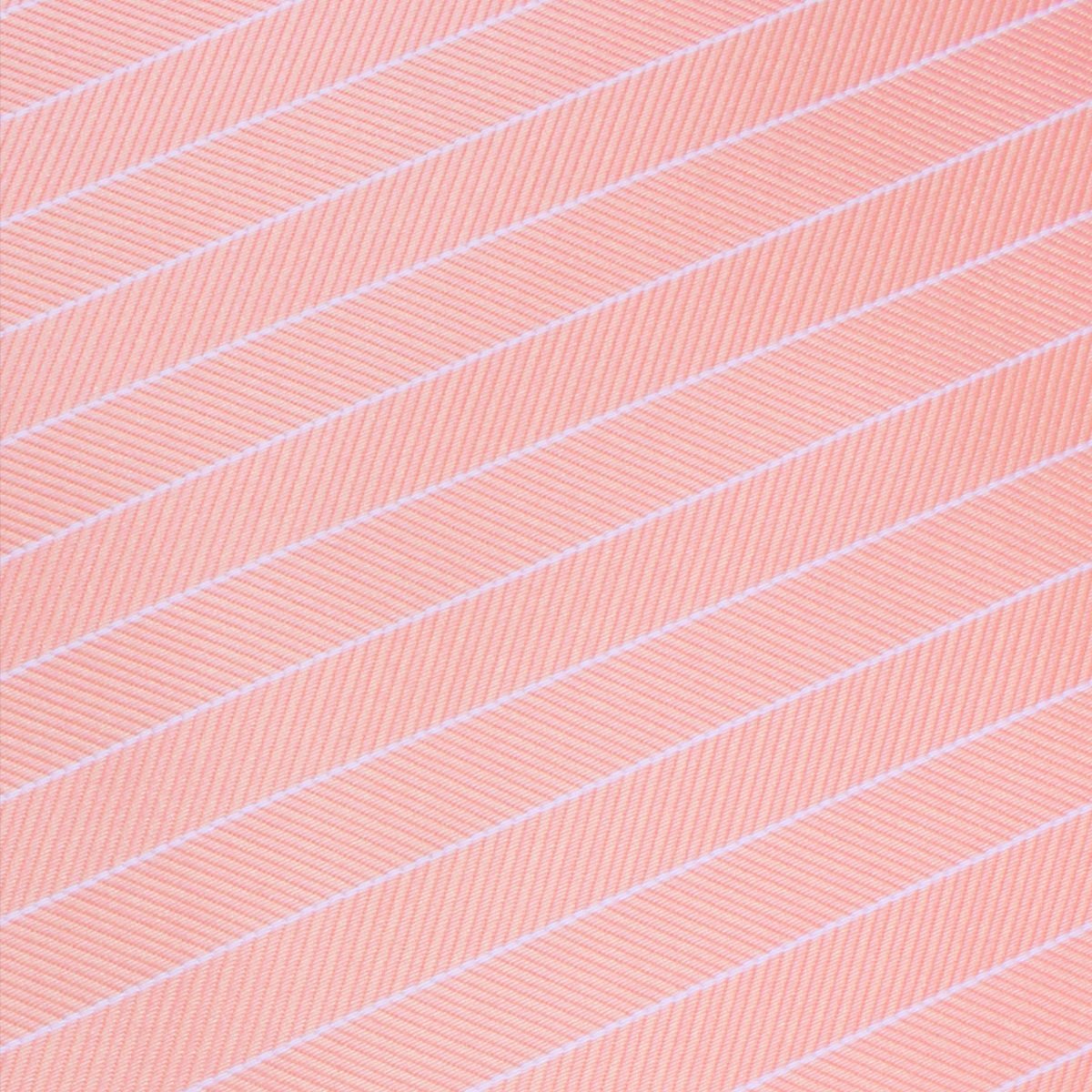 Blush Pink Herringbone Pinstripe Skinny Tie Fabric