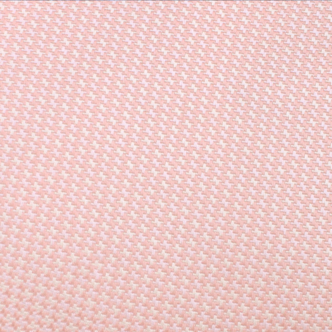 Blush Pink Houndstooth Pocket Square Fabric