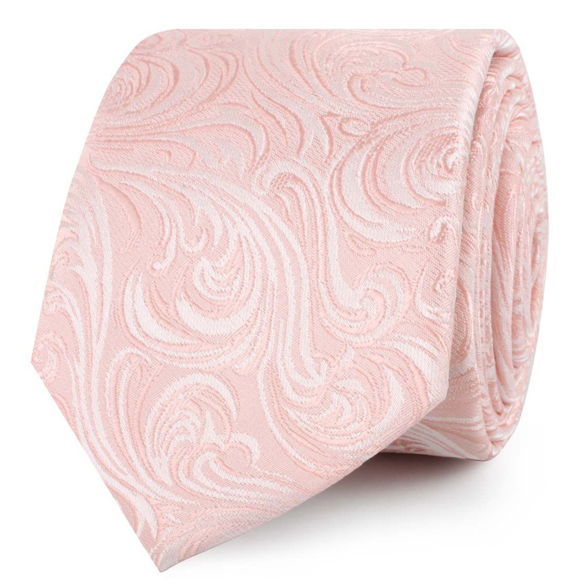 Blush Pink Khamsin Skinny Ties