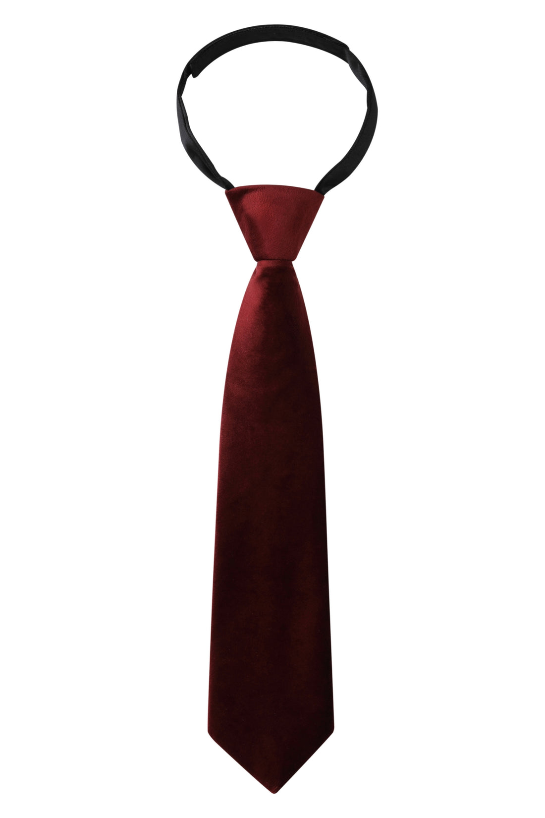 Bond Burgundy Velvet Kids Necktie