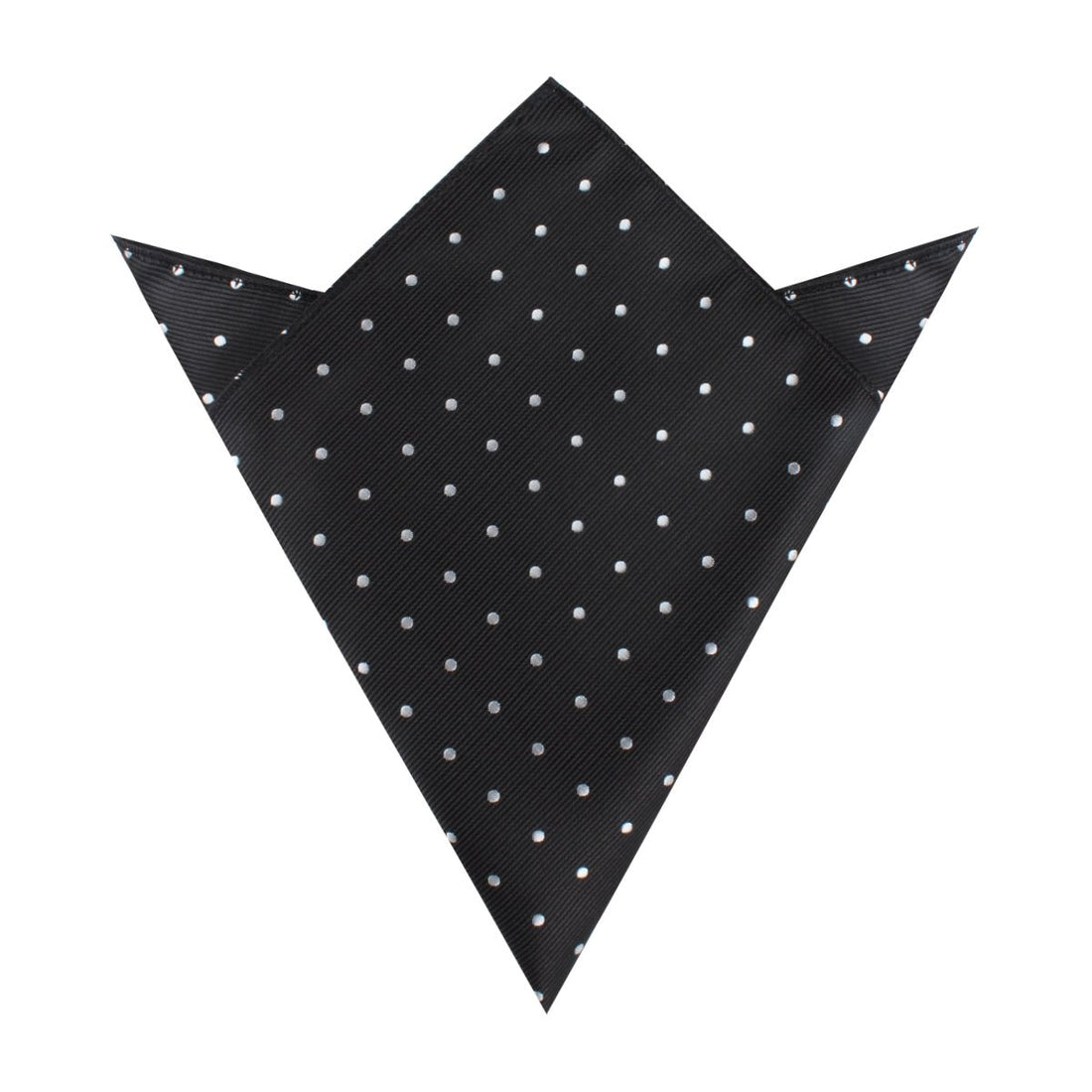 Bond Black Polka Dots Pocket Square