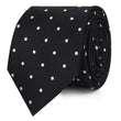 Bond Black Polka Dots Skinny Ties