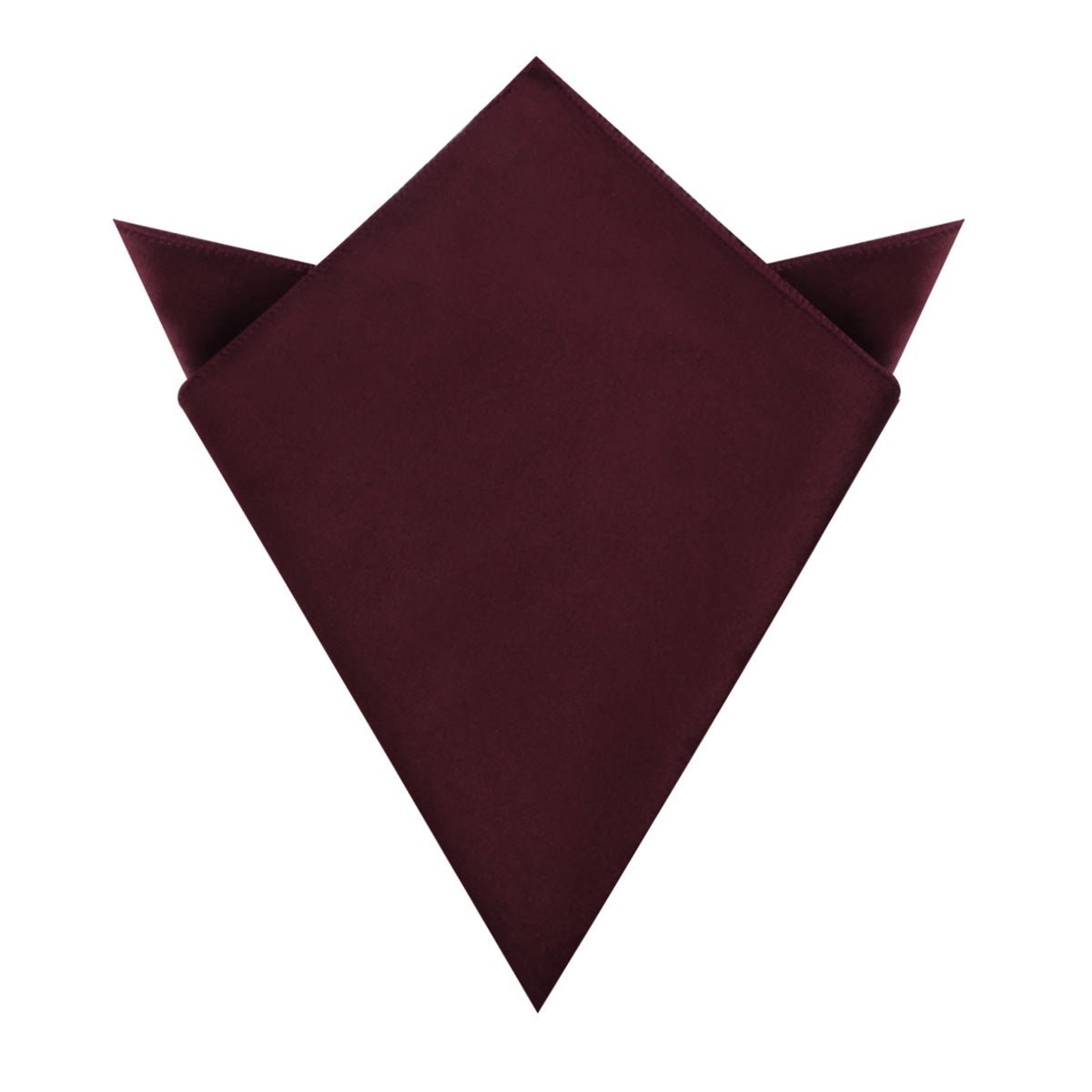 Bond Burgundy Velvet Pocket Square