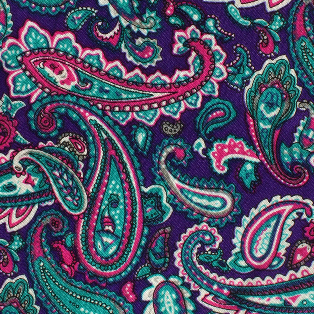 Botte Jegge Paisley Pocket Square Fabric