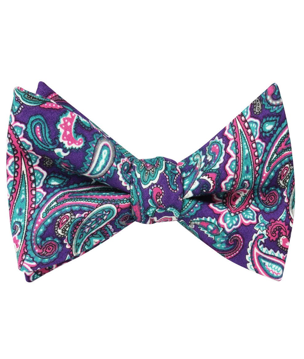 Botte Jegge Paisley Self Tie Bow Tie