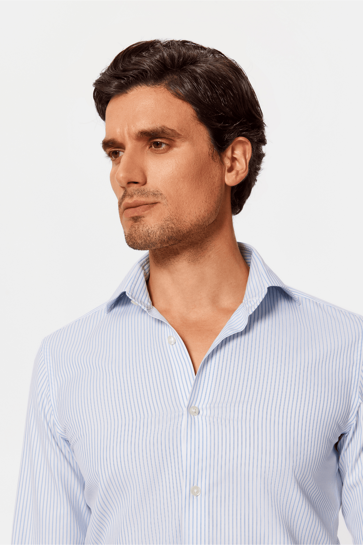 Bradford Blue Stripe Dobby Non-Iron Shirt