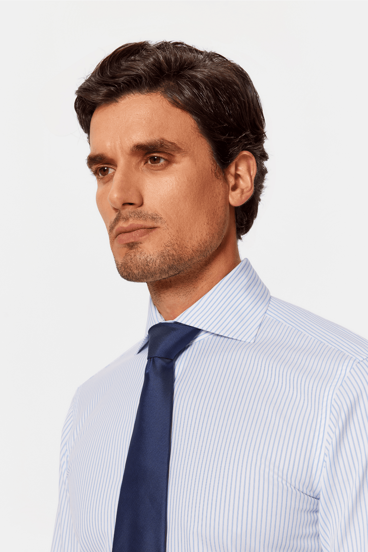 Bradford Blue Stripe Dobby Non-Iron Shirt