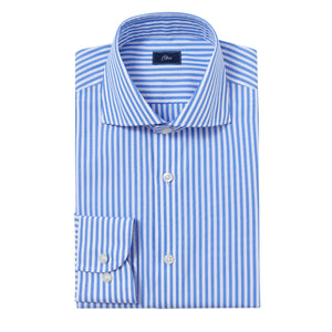 Brentley Blue Stripe Poplin Shirt