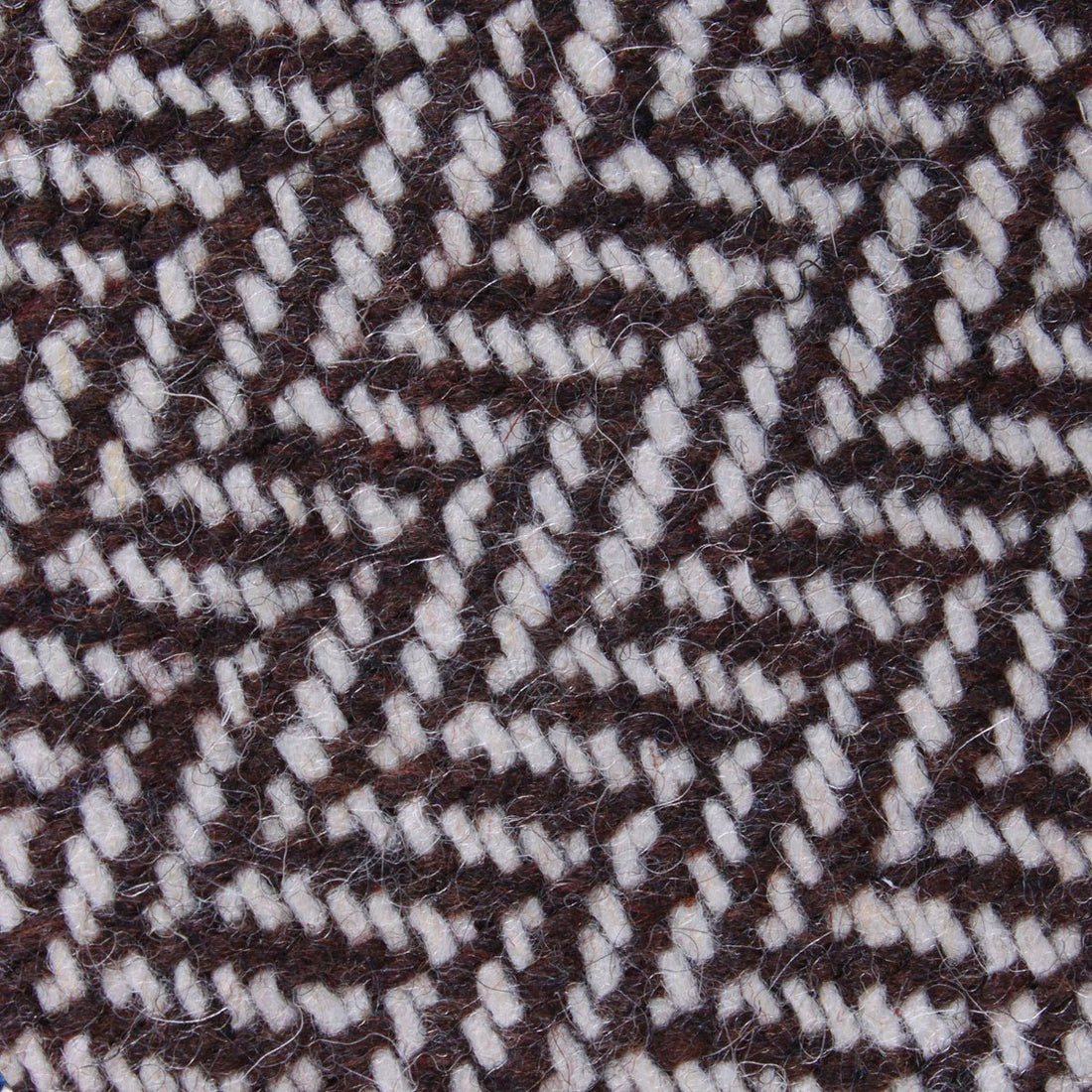 Brown Chevron Wool Fabric Kids Bowtie