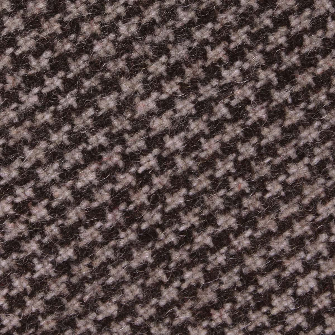 Brown Karakul Houndstooth Wool Fabric Kids Bowtie