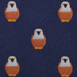 Brown Pigeon Bird Fabric Necktie