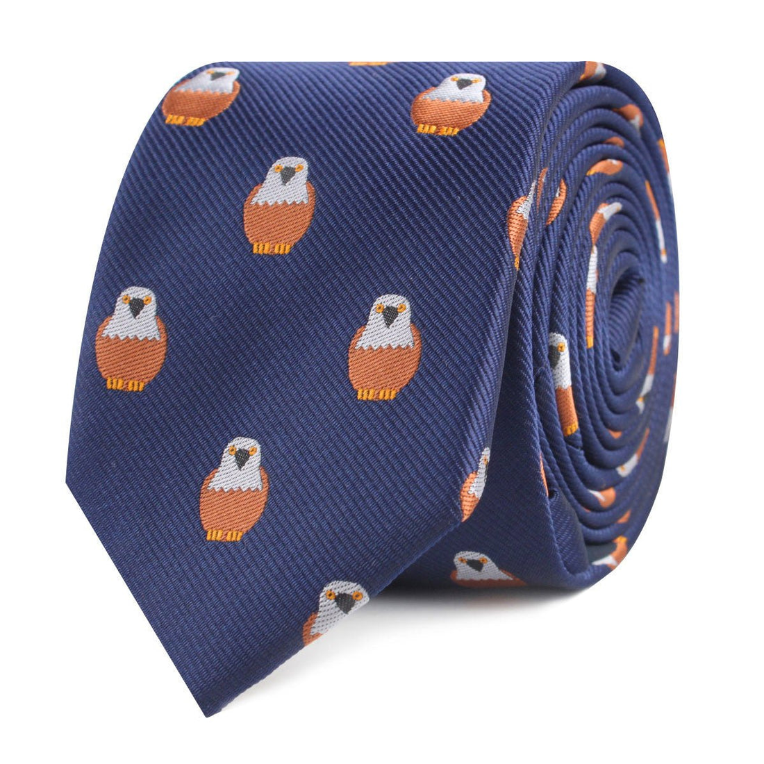 Brown Pigeon Bird Slim Tie