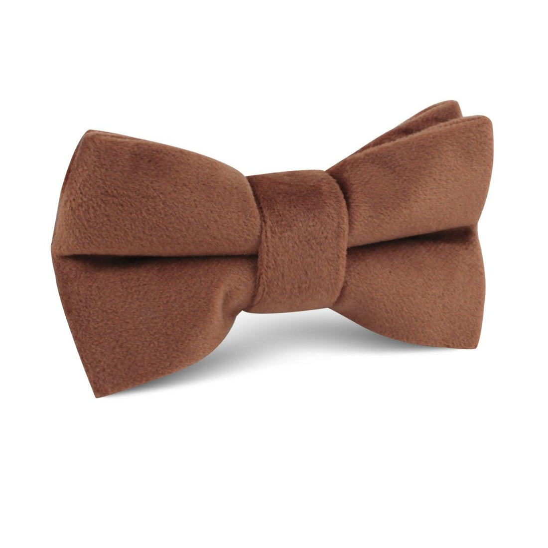 Brown Velvet Kids Bow Tie