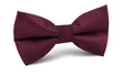 Budapest Burgundy Diamond Bow Tie