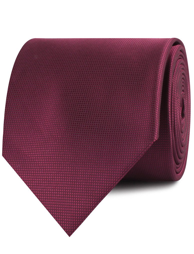 Budapest Burgundy Diamond Neckties