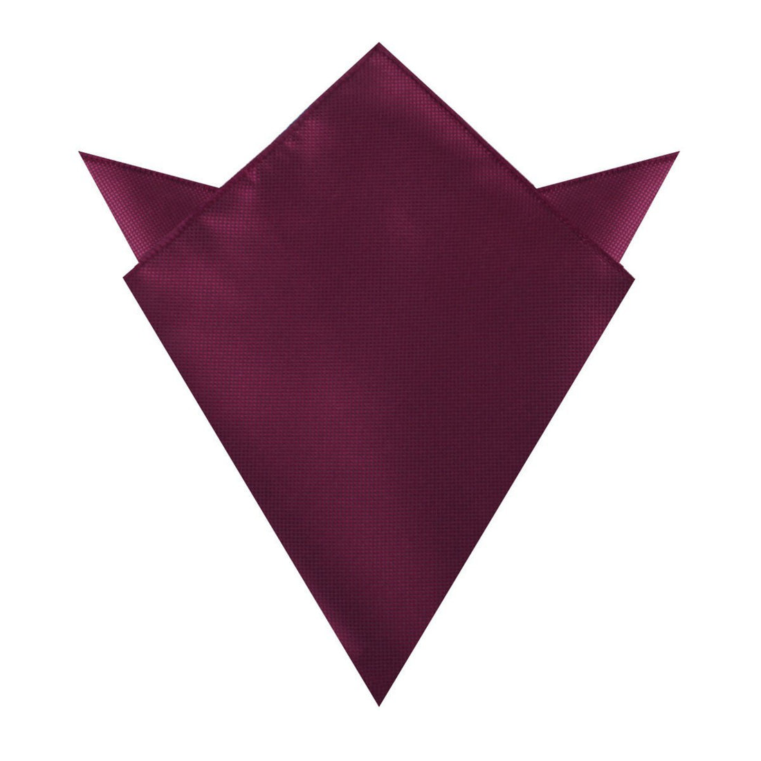 Budapest Burgundy Diamond Pocket Square