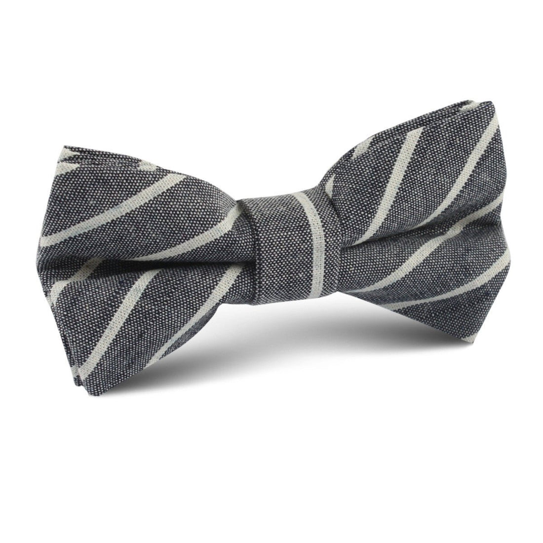 Budapest Pinstripe Kids Bow Tie