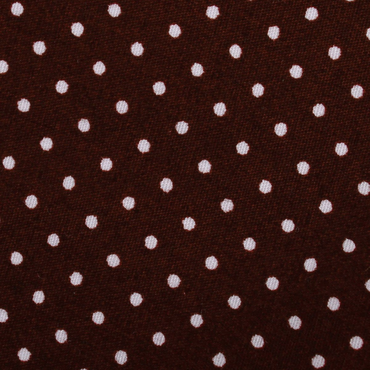 Burgundy Cotton Polkadot Fabric Necktie