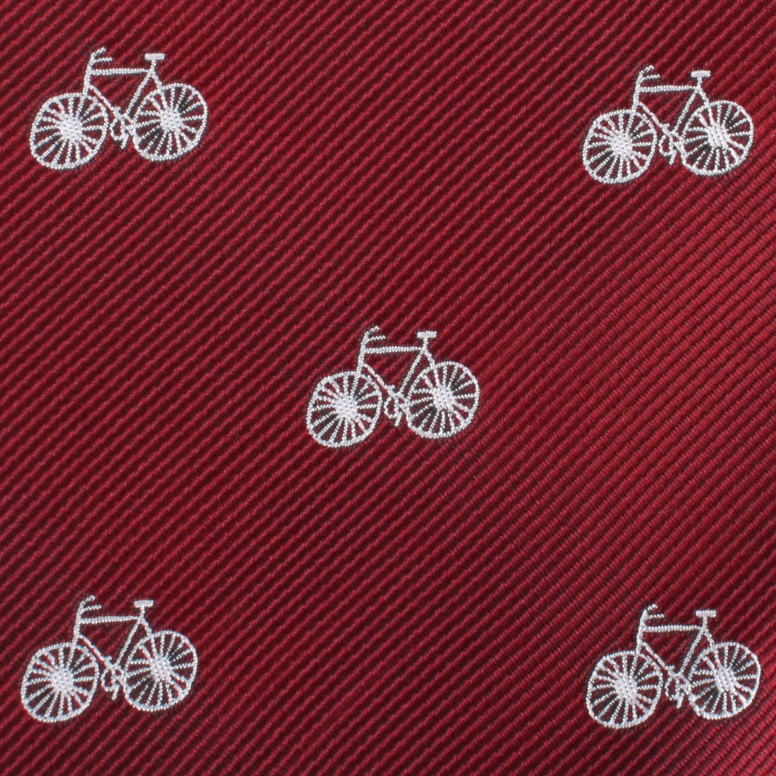 Burgundy French Bicycle Kids Bow Tie Fabric