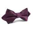 Burgundy Houndstooth Diamond Bow Tie