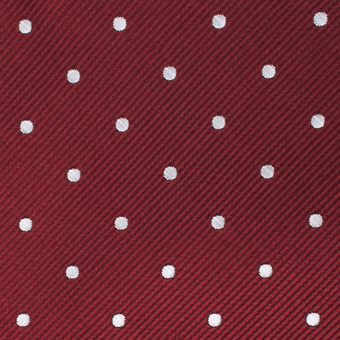 Burgundy Polka Dots Kids Bow Tie Fabric