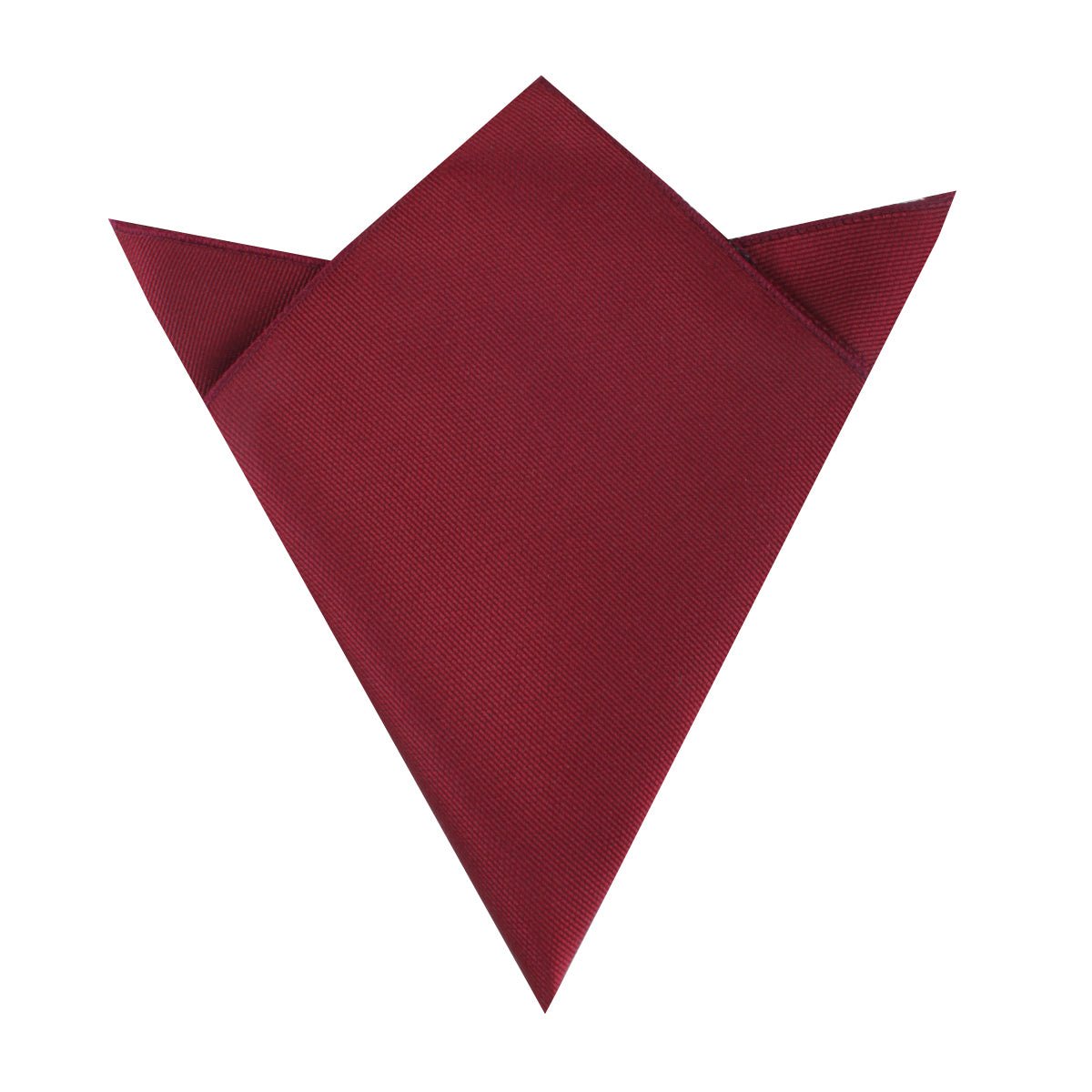 Burgundy Weave Pocket Square