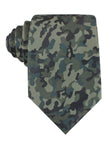 Camouflage Army Green Tie