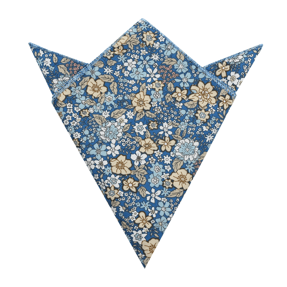 Cancun Coastal Floral Pocket Square