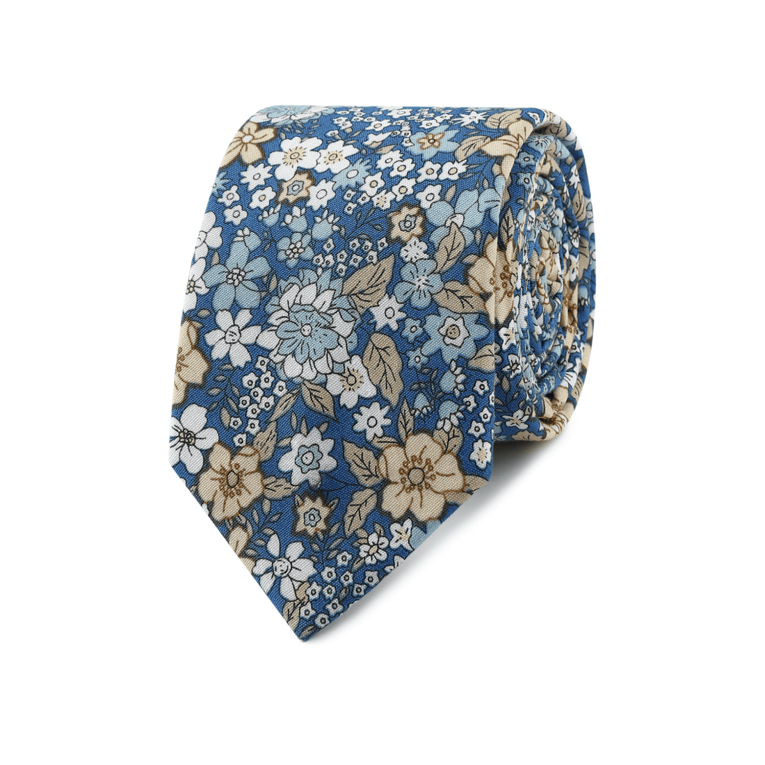 Cancun Coastal Floral Skinny Tie