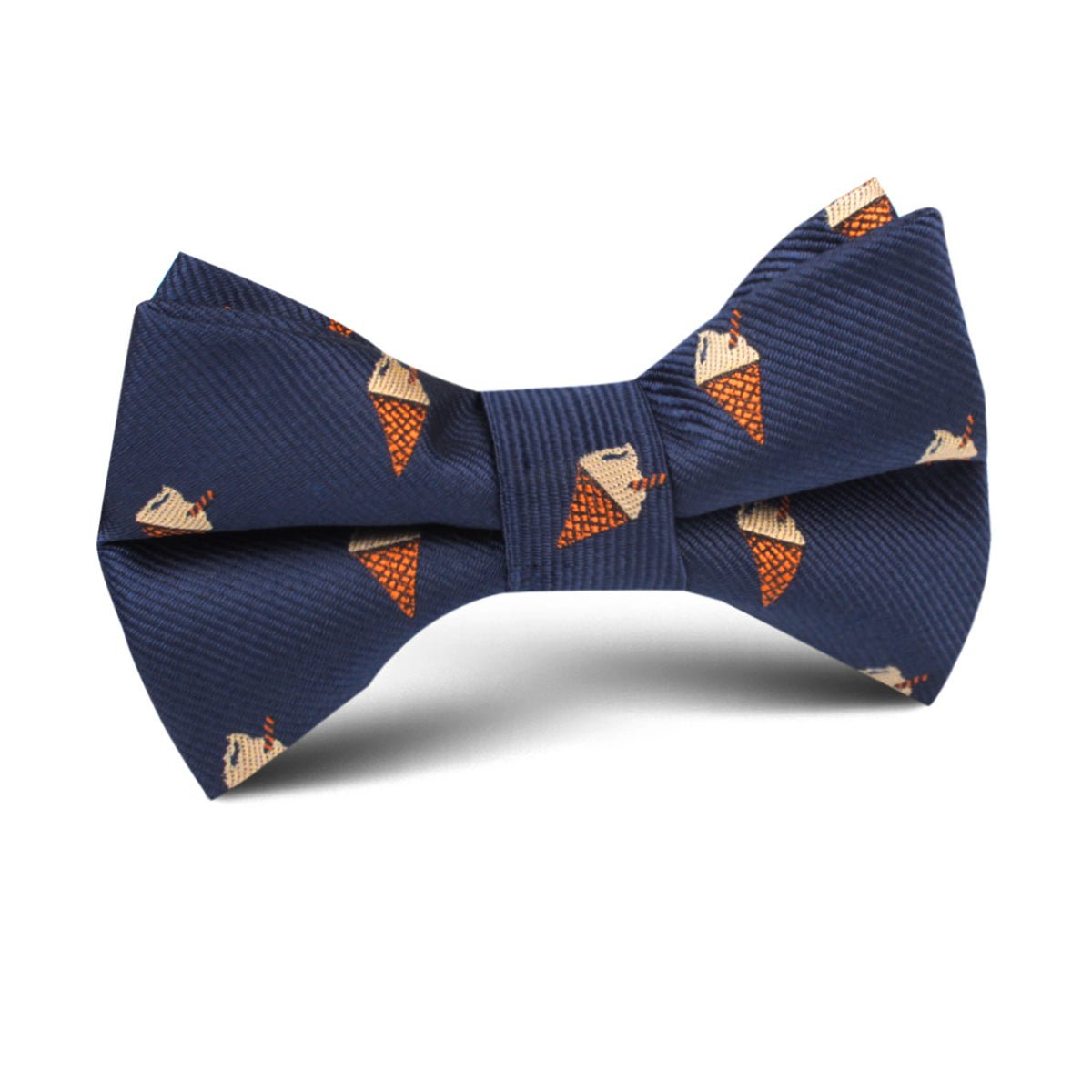 Cappuccino Ice Cream Cone Kids Bow Tie