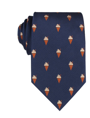 Cappuccino Ice Cream Cone Necktie