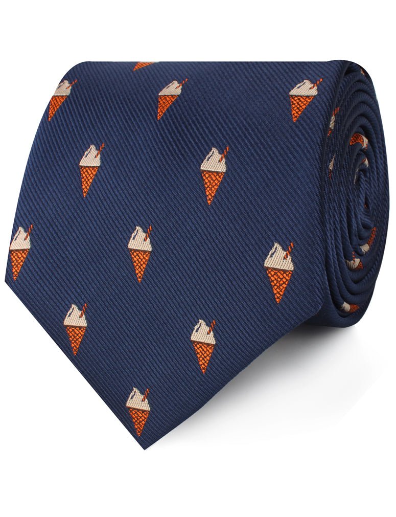 Cappuccino Ice Cream Cone Neckties