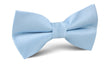 Capri Blue Twill Bow Tie