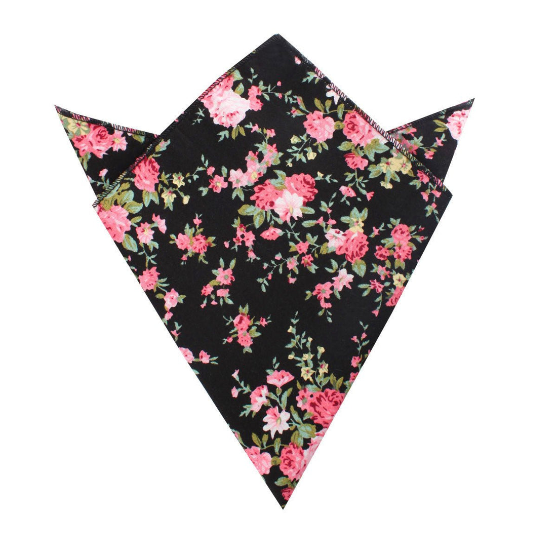 Carnation Floral Pink Pocket Square