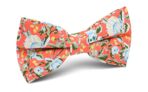 Cayman Island Floral Bow Tie