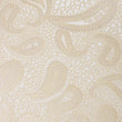 Champagne Desert Paisley Self Bow Tie Fabric