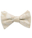 Champagne Desert Paisley Self Tied Bow Tie