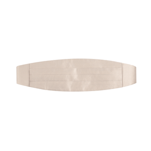 Champagne Satin Cummerbund