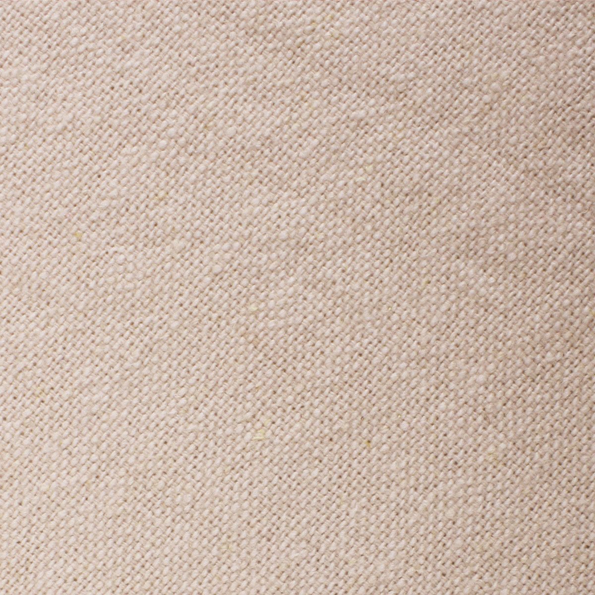 Champagne Beige Linen Skinny Tie Fabric