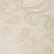 Champagne Desert Paisley Bow Tie Fabric