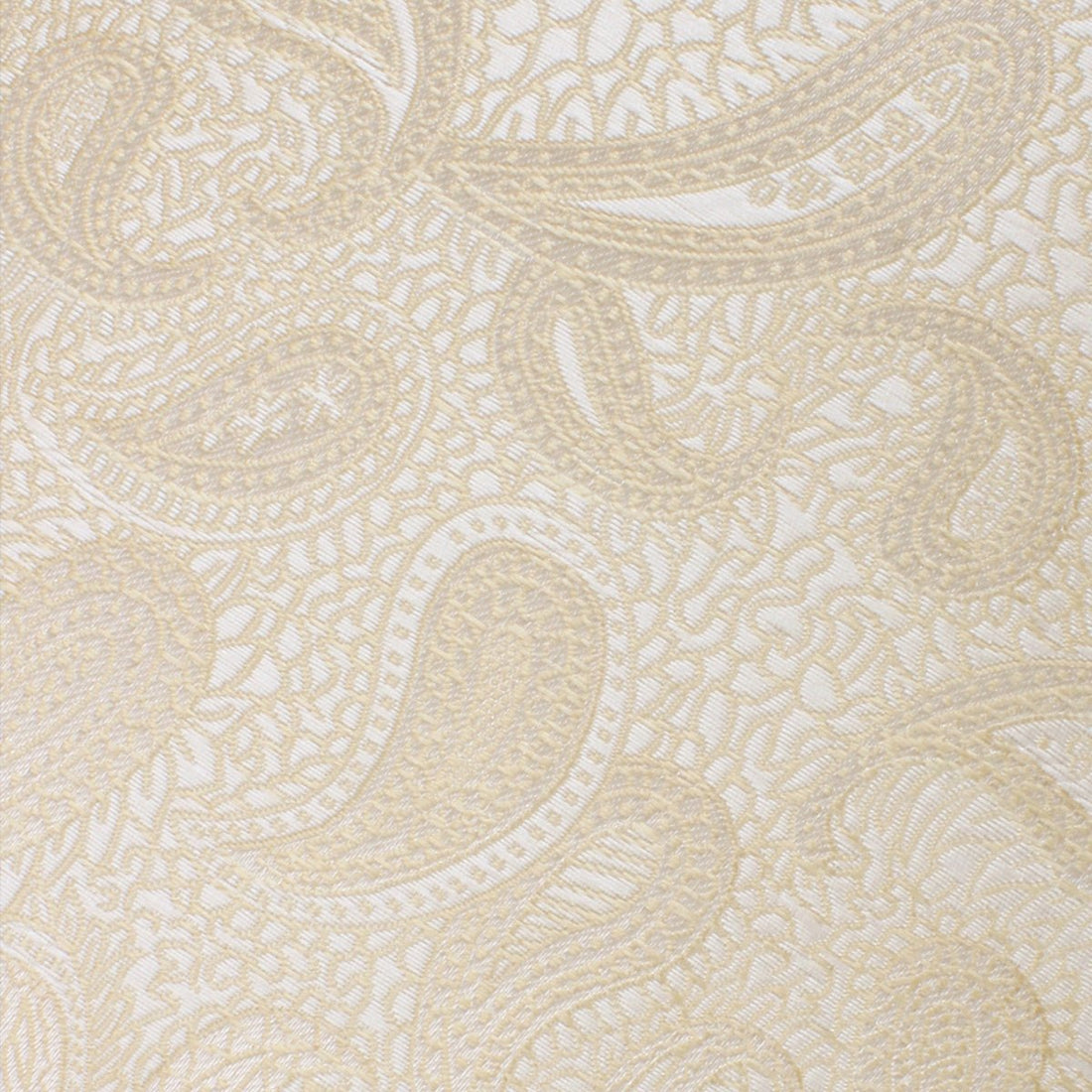 Champagne Desert Paisley Necktie Fabric