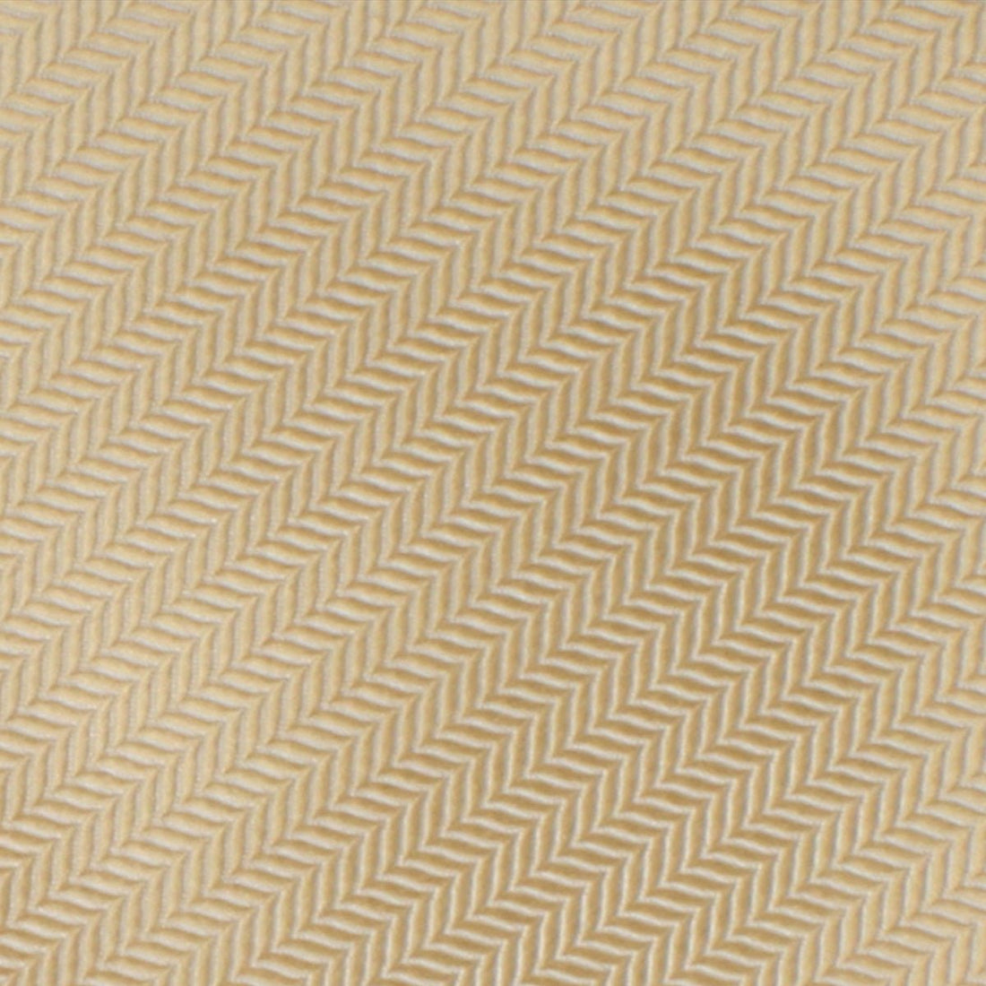 Champagne Gold Herringbone Chevron Necktie Fabric