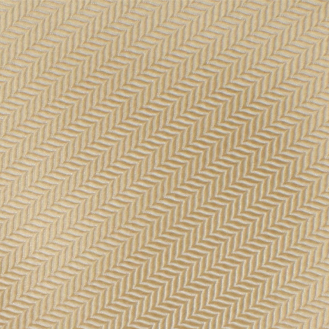 Champagne Gold Herringbone Chevron Skinny Tie Fabric